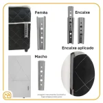 Box + Cabeceira Cassis e Colchão Casal Ortobom ISO 100 138x188x53cm Branco - Imagem 5