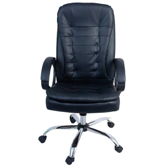 Cadeira de Escritório Presidente Prizi Sturdy - Preta - Suporta até 200Kg - Imagem 1