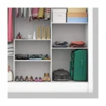 Guarda-Roupa Casal 3 Portas com Espelho Porto Plus Espresso Móveis Branco - Imagem 6