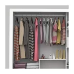 Guarda-Roupa Casal 3 Portas com Espelho Porto Plus Espresso Móveis Branco - Imagem 7