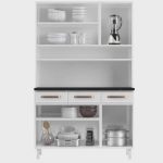 Armário de Cozinha em Aço Triplo 6 Portas 3 Gavetas Mirage New Telasul - Imagem 2