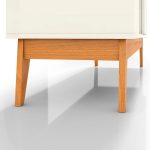 Buffet Aparador 3 Portas Ripado Astúrias 136cm - Imagem 3