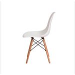 Cadeira Eiffel Sala Jantar Cozinha Escritório Charles Eames Branca - Imagem 3