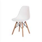 Cadeira Eiffel Sala Jantar Cozinha Escritório Charles Eames Branca - Imagem 2