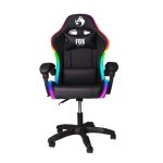 Cadeira Gamer Fox Racer Nordic rgb Encosto Ajustavel Preto Até 120kg - Imagem 4