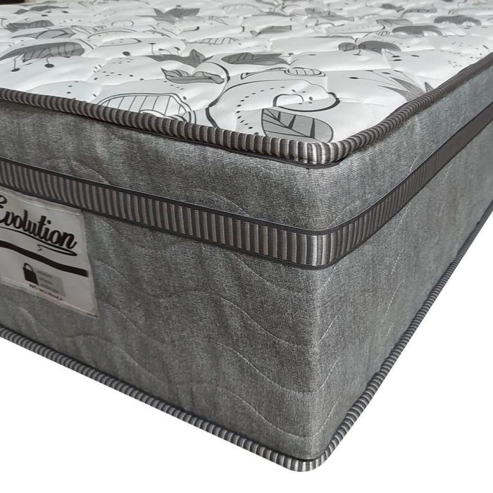 Cama Box Baú + Cabeceira Cassis e Colchão Casal – Probel – Evolution – 138x188x74cm Branco - Imagem 3