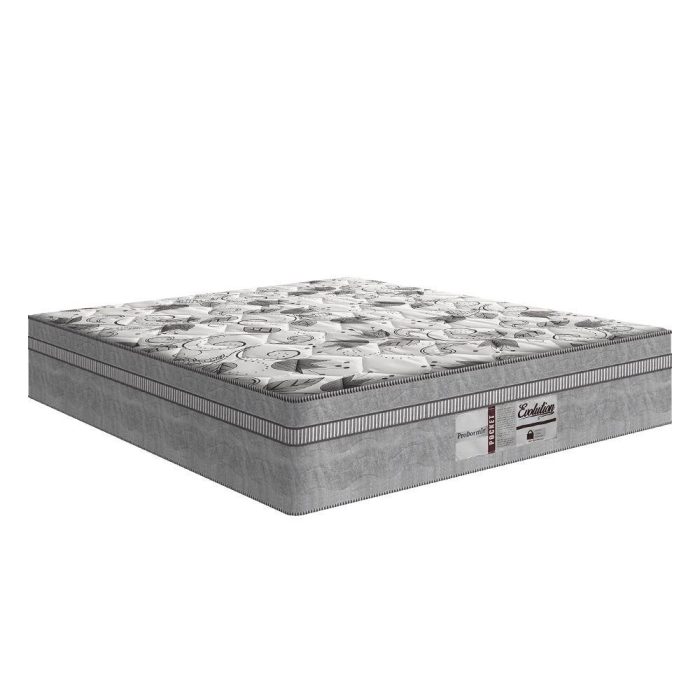 Cama Box Baú + Cabeceira Cassis e Colchão Casal – Probel – Evolution – 138x188x74cm Branco - Imagem 4