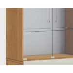 Cristaleira Classic 1G Nature com Off White – Imcal Móveis - Imagem 3