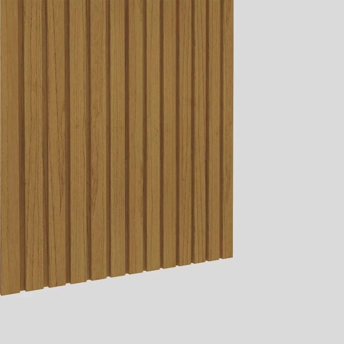 Estante Home Ripada para TV até 85 Polegadas com LED 3 Gavetas Nobre Clean Gelius Móveis - Imagem 3