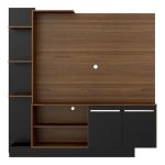 Estante Home Theater para TV até 55 Pol. Denver Multimóveis MadeiradoPreto - Imagem 3