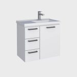 Gabinete para Banheiro em Aço 3 Gavetas 61,5cm Ameixa Cozimax