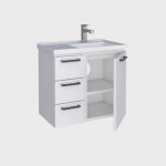 Gabinete para Banheiro em Aço 3 Gavetas 61,5cm Ameixa Cozimax - Imagem 2