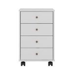 Gaveteiro Office Presence Com Rodizios 29110 Branco Demobile - Imagem 2