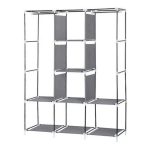 Guarda Roupa Dobrável Organizador De Roupa Cinza 88130b - Imagem 2