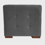 Kit 2 Puffs Cuba Decorativo Suede Cinza – Navega Móveis - Imagem 2
