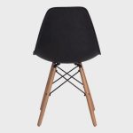 Kit 4 Cadeiras Eiffel Sala Jantar Cozinha Escritório Charles Eames Preta - Imagem 5