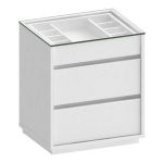 Mesa de Cabeceira Belize 3 gv Branca