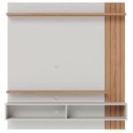 Painel para Tv Home Suspenso Juriti 1.5 Off White Matte Freijó – Colibri - Imagem 2