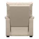 Poltrona Do Papai Reclinável Imperador Couro Facto Bege – Sofa Store - Imagem 2