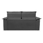 Sofá 3 Lugares Retrátil e Reclinável Cama inBox Compact 1,80m Velusoft Cinza - Imagem 2