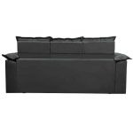 Sofá 3 Lugares Retrátil e Reclinável Cama inBox Compact 2,00m Velusoft Cinza - Imagem 3