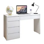 Escrivaninha 5 Gavetas 100% MDF Berlim Yescasa Branco